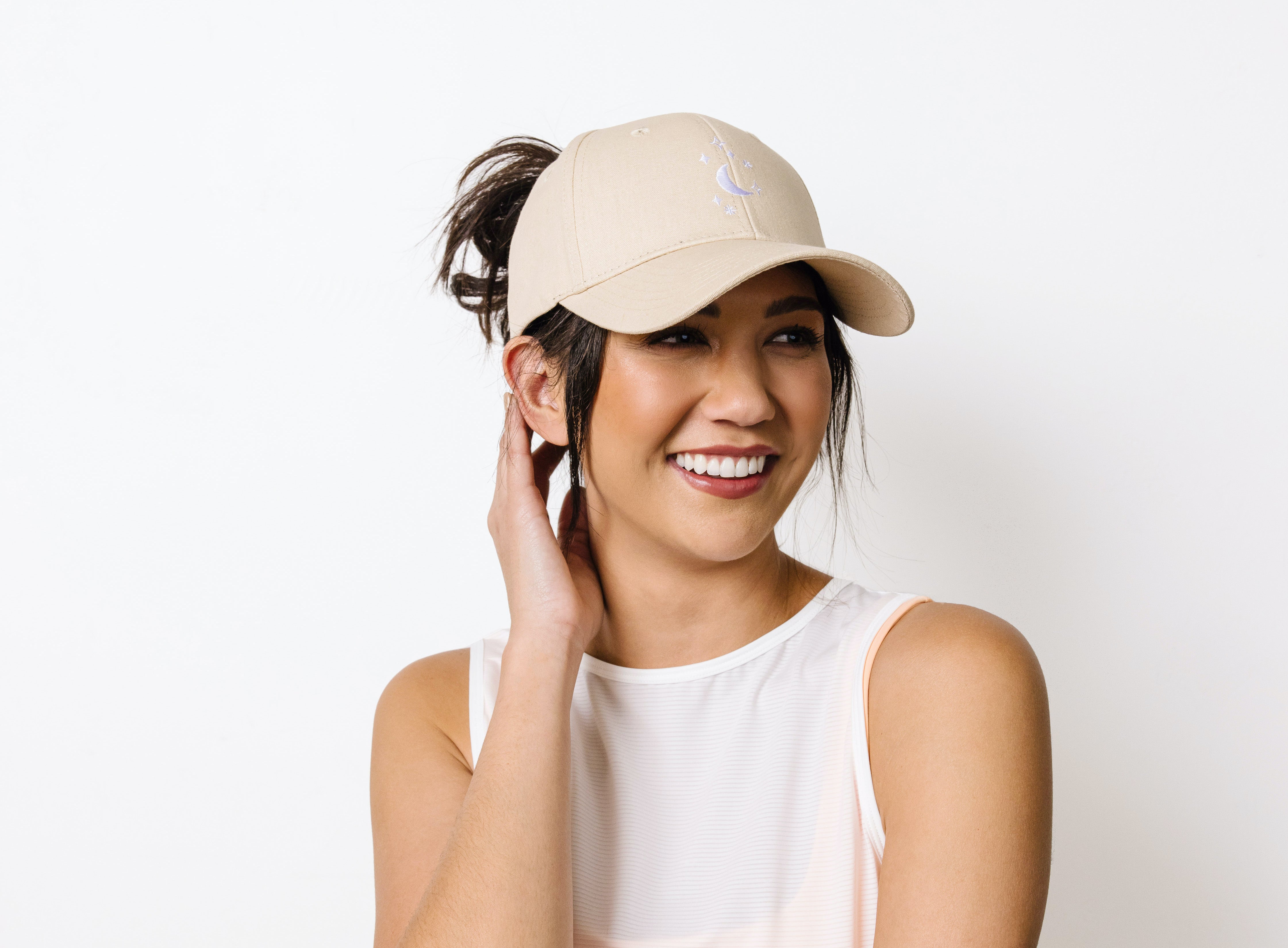 Hat store and ponytail