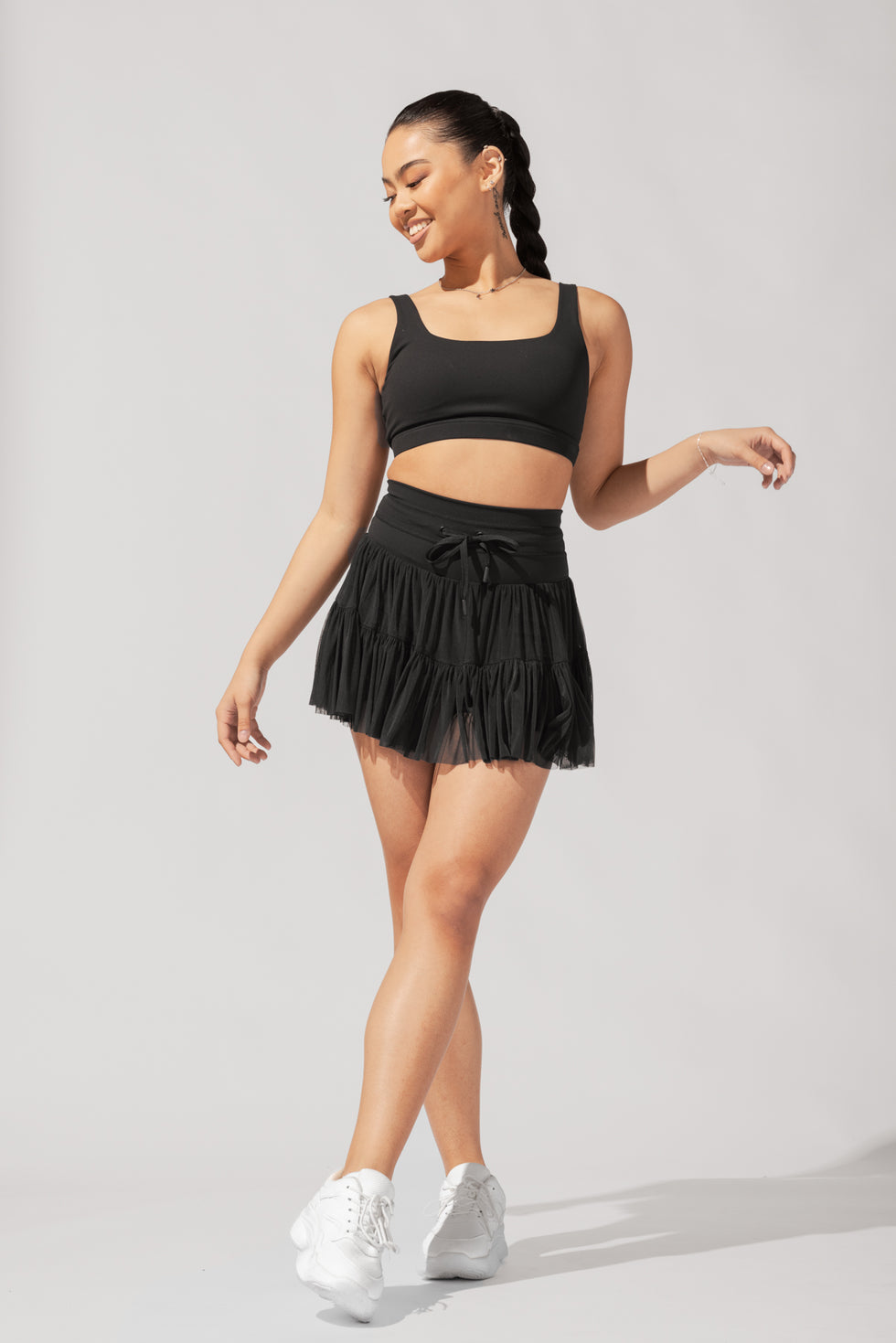 Pirouette Skort - Black – POPFLEX®