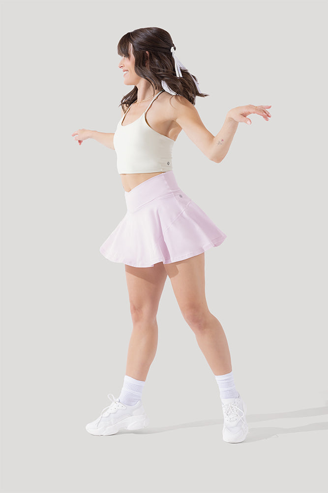 Crisscross Hourglass® Twirl Skort - Orchid Ice