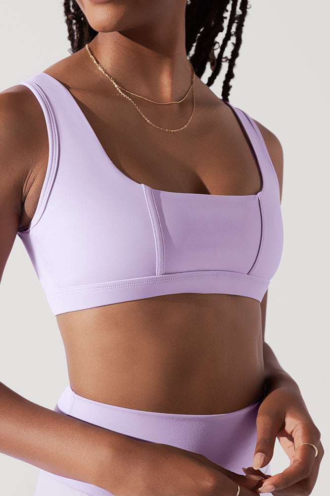 Feel luxe and smooth wearing our Beauty Back Full Coverage bra in NEW!  Gentle Lavender Stripe whether you're lounging at home or heading…