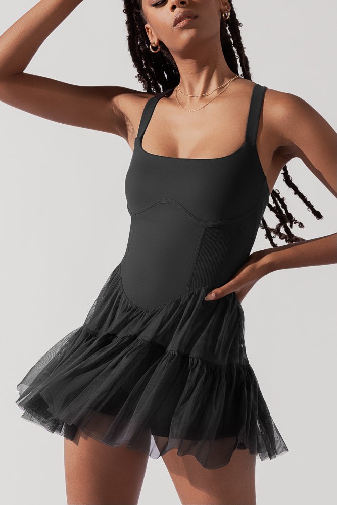 Corset Pirouette Dress - Black – POPFLEX®
