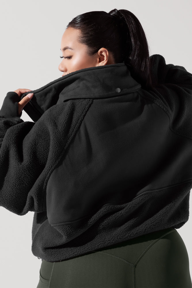 Find Your Inner Fleece Jacket - Charcoal