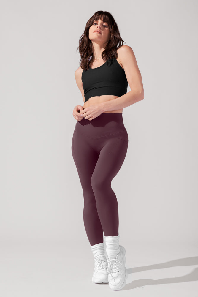 Anti-Cameltoe Supersculpt Legging with Pockets - Smoky Grey by POPFLEX –  The Olde Soul