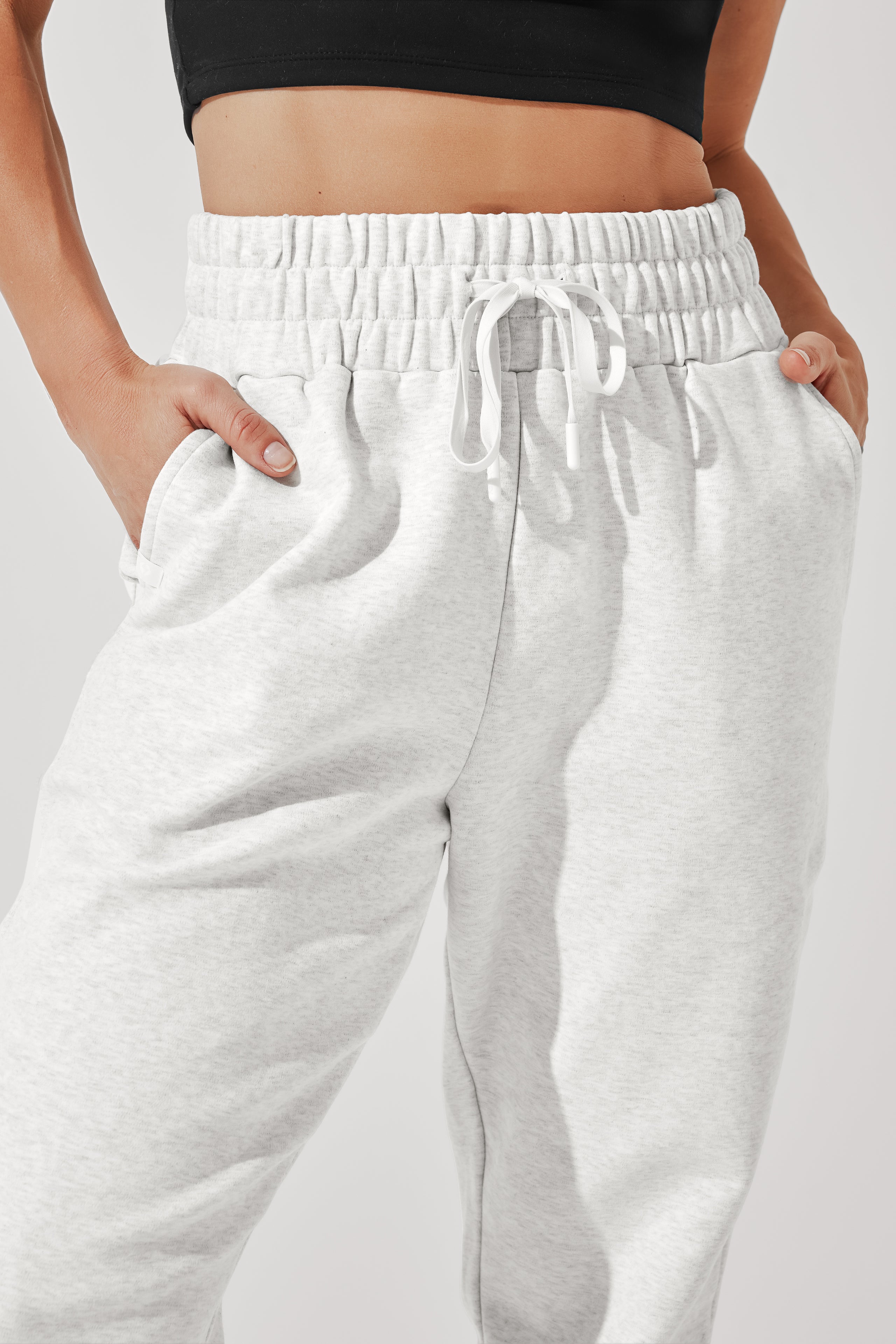 Ooey Gooey Sweatpant - Light Heather Grey – POPFLEX®