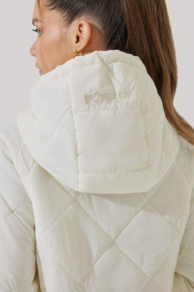 White packable hotsell puffer jacket