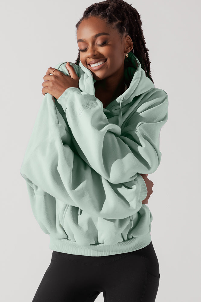 Hoodie mint green hot sale