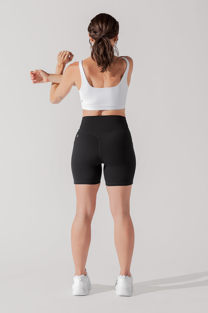 POPFLEX Active Black Supersculpt Booty Short Size XS - $45 - From Justine