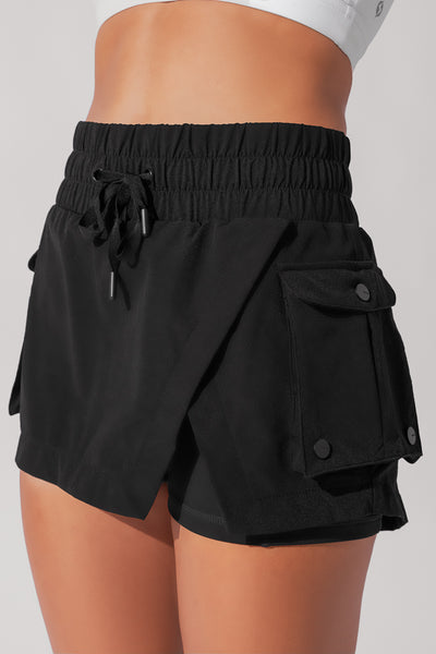 Oalka, Shorts, Oalka Active Skort Black Size Xs Like New