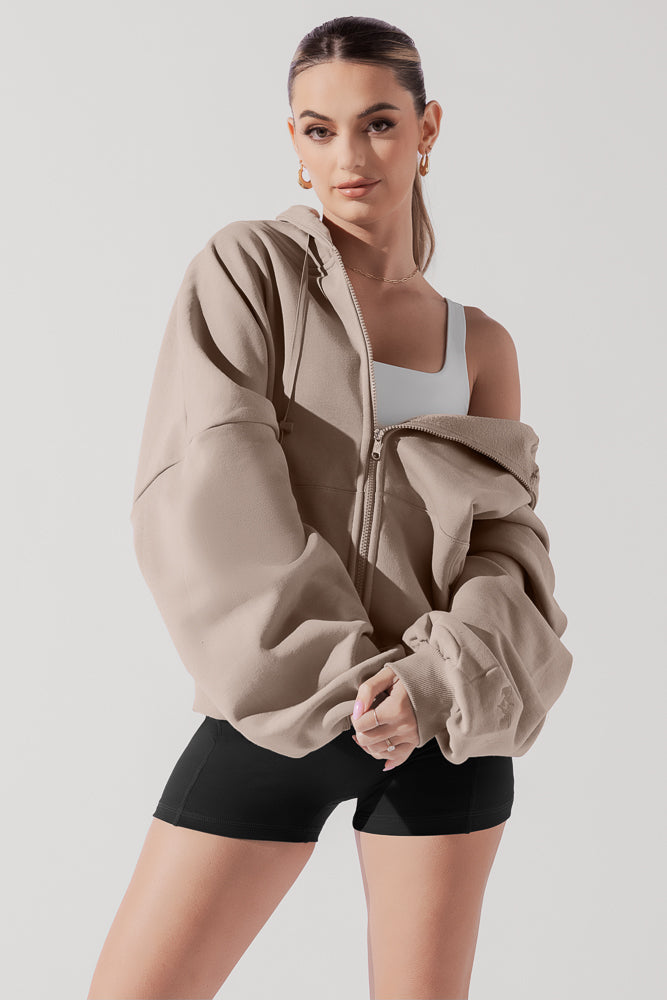 Taupe hoodie 2025