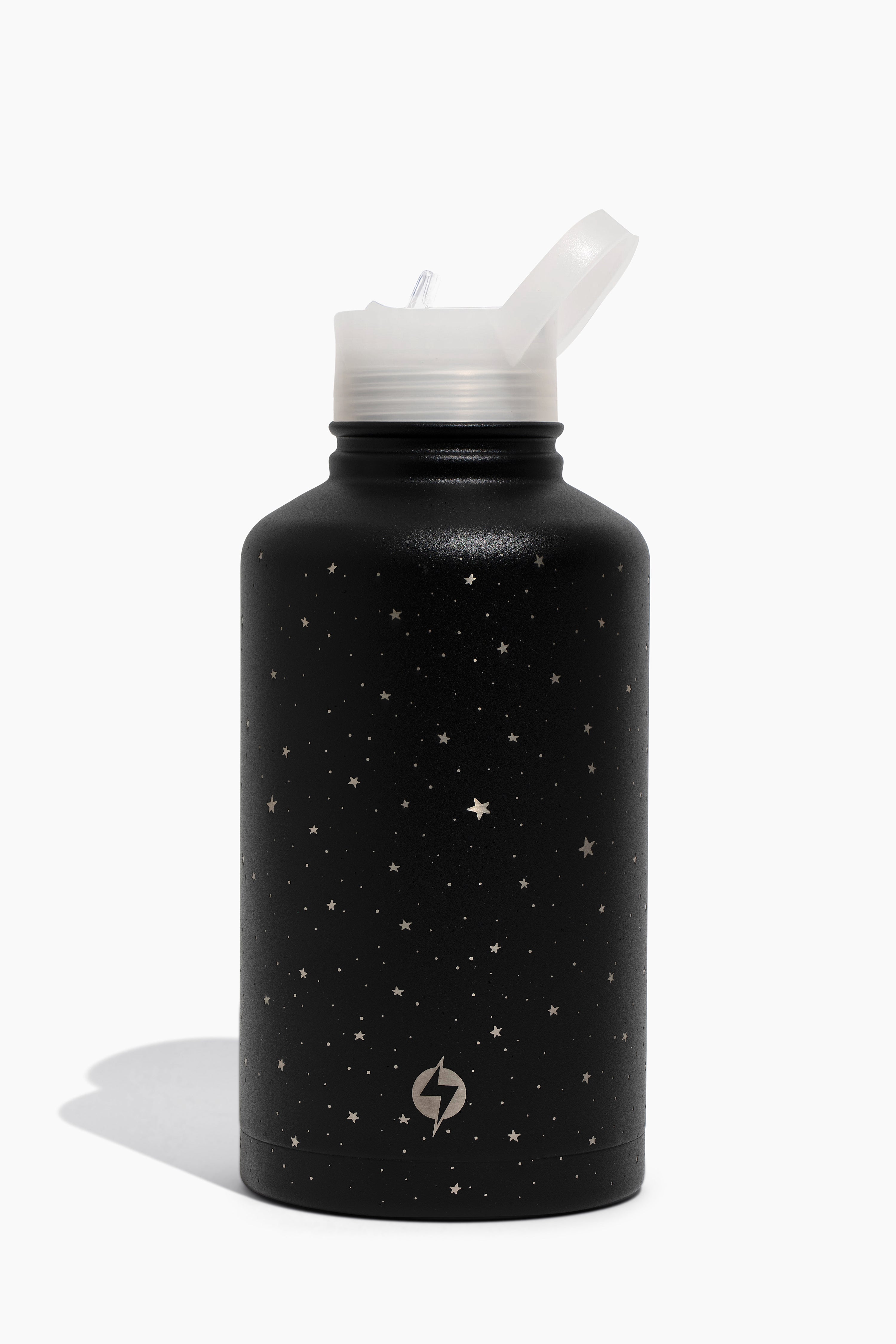POPFLEX Ready Set Glow Gallon Timer Bottle with Fruit Infuser - Purple Terrazzo