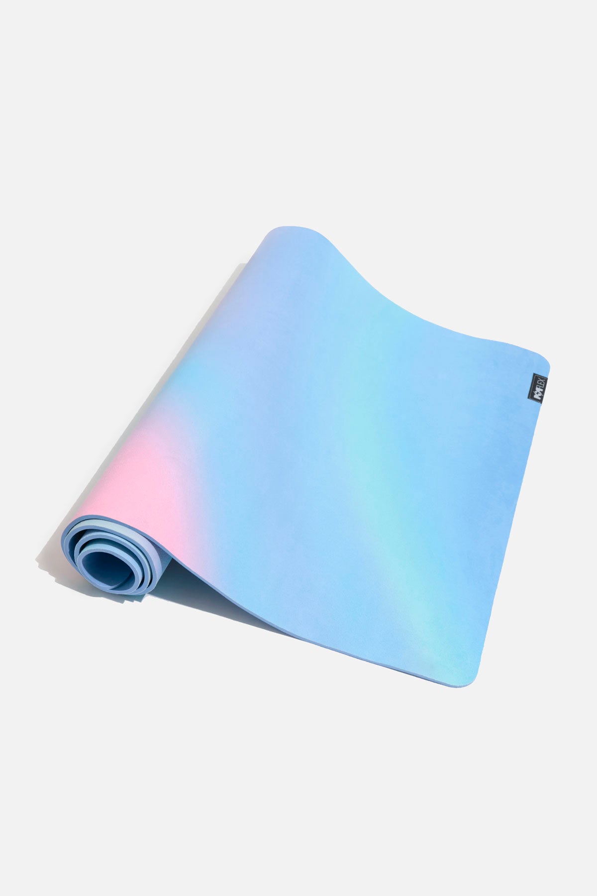 Super Wide 32” Vegan Suede Yoga Mat - Holographic