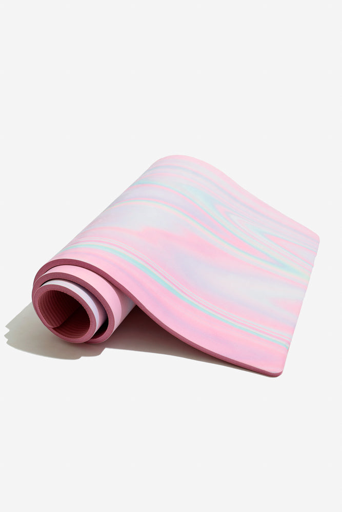 POPFLEX by Blogilates Heart in the Clouds Vegan Suede Yoga Mat