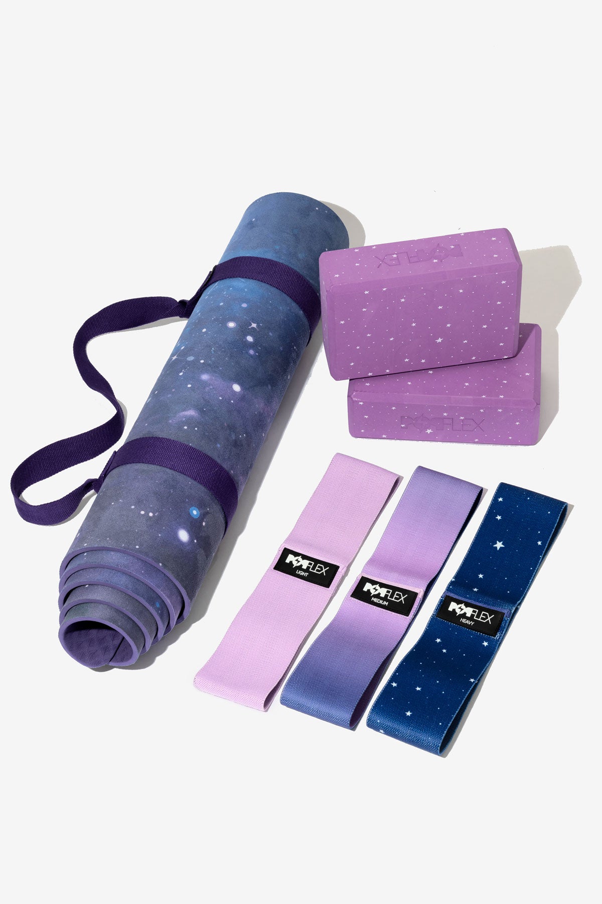 POPFLEX by Blogilates Heart in the Clouds Vegan Suede Yoga Mat With Strap -  Ultra Absorbent Exercise Mat - Non Slip Yoga Mat - Large Yoga Mat for Women  - Wide Yoga