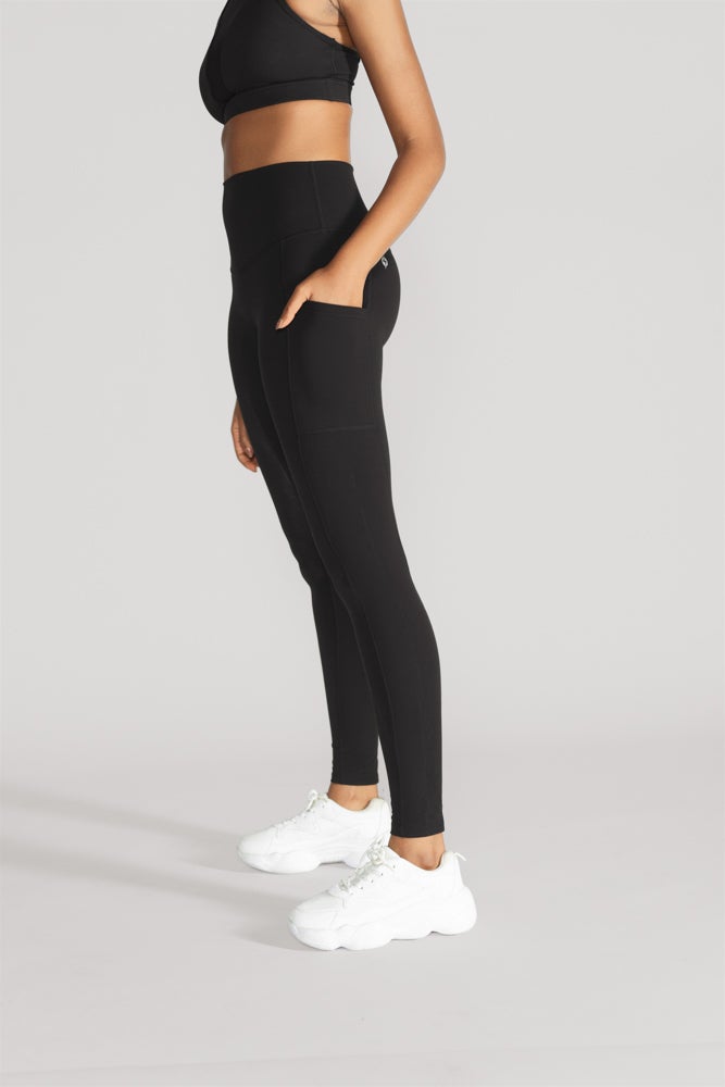 Supersculpt™ Bell Bottom with Pockets (Soft Touch) - Black by POPFLEX® -  East Hills Casuals