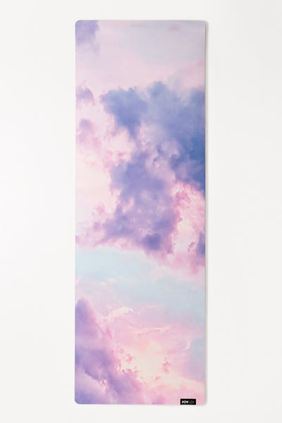 Pastel Rainbow Cloudy Sky Aesthetic Yoga Mat