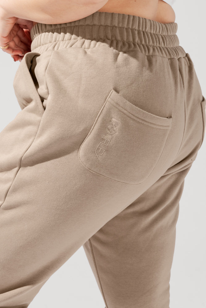 Cloud Rollover Sweatpant - White - 2X / One Size