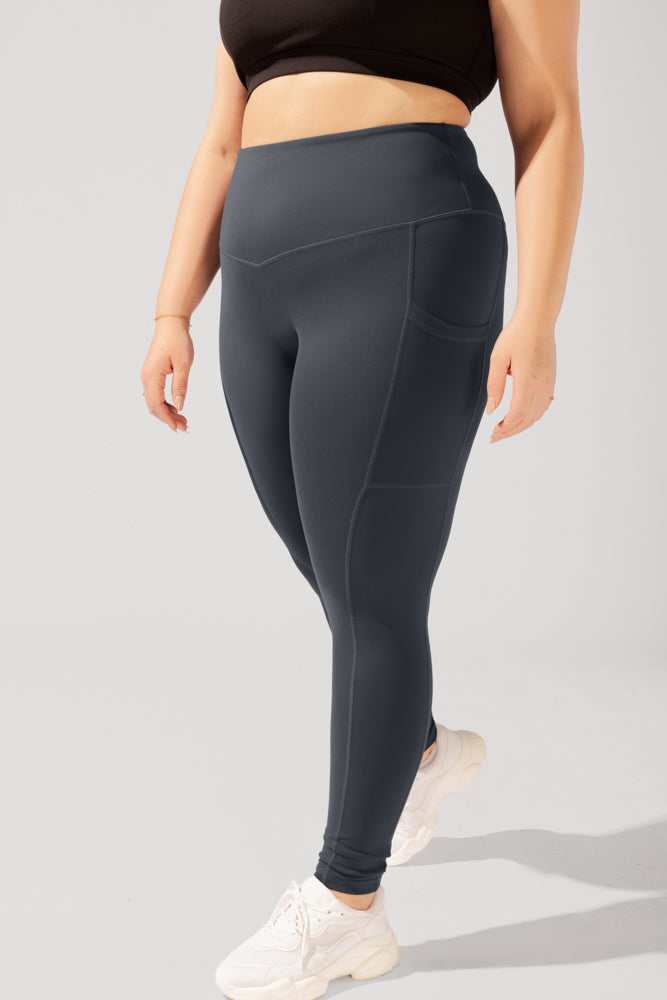 Anti-Cameltoe Supersculpt Legging with Pockets - Smoky Grey by